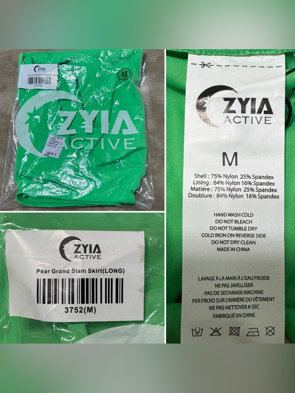 Zyia M - Pear Grand Slam Skirt / Skort (Long) - Picture 9 of 9